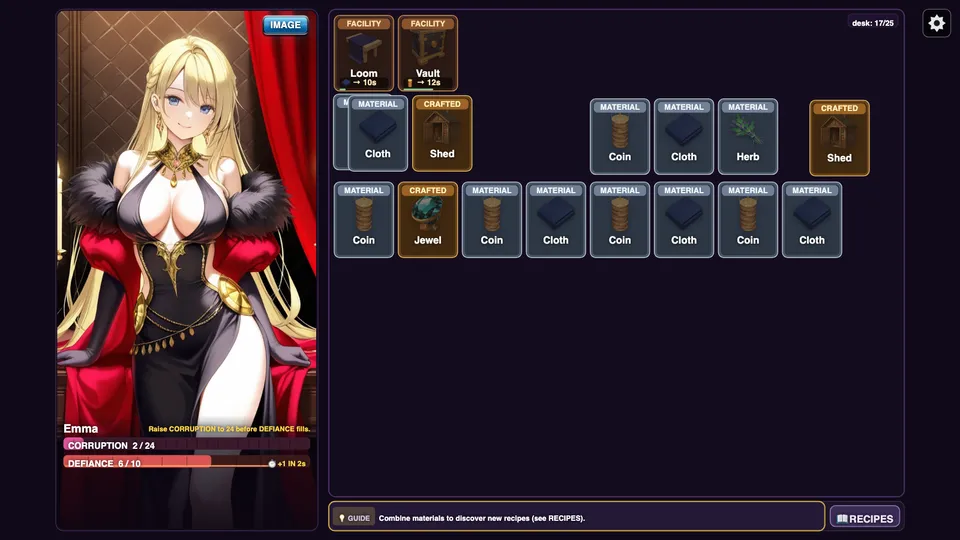 Harem Stacks gameplay screenshot 1