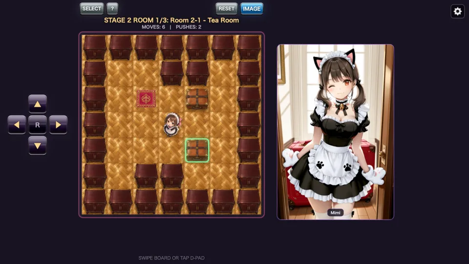 Maid Room Shuffle gameplay