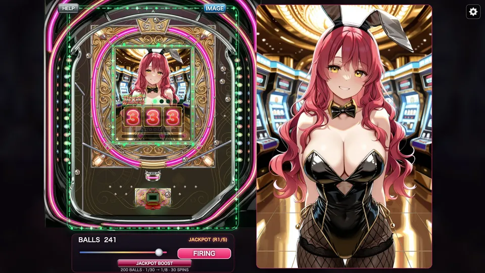 Strip Pachinko gameplay