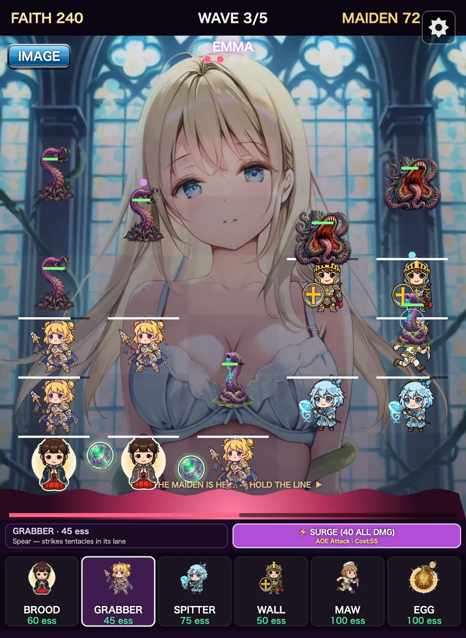 Tentacle Defense gameplay screenshot 2